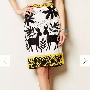 Women’s Anthropologie Vanessa Virginia Sonja Skirt Size 6